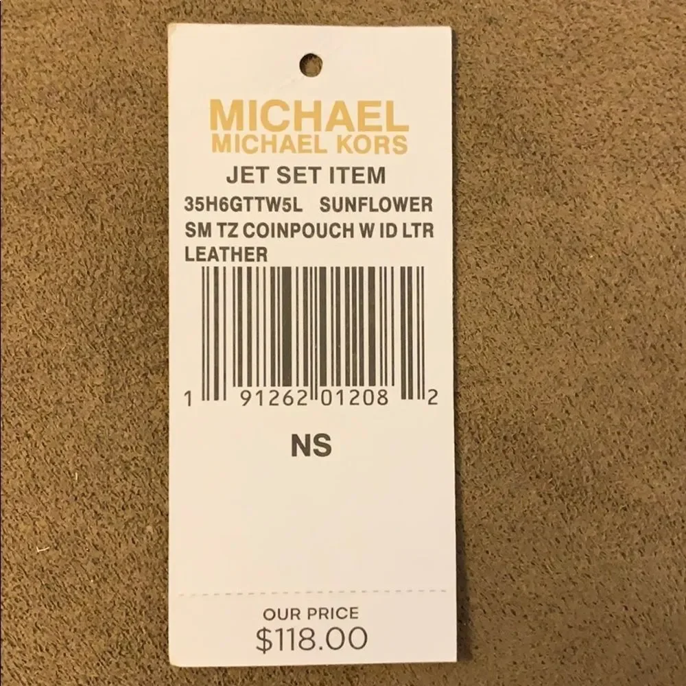 Michael Kors Sunflower Coin Pouch‎ with ID